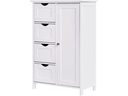 VASAGLE Kommode 55 x 81 cm, Weiss