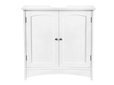 VASAGLE Waschbeckenunterschrank mit Doppeltür 60 x 60 cm, Weiss
