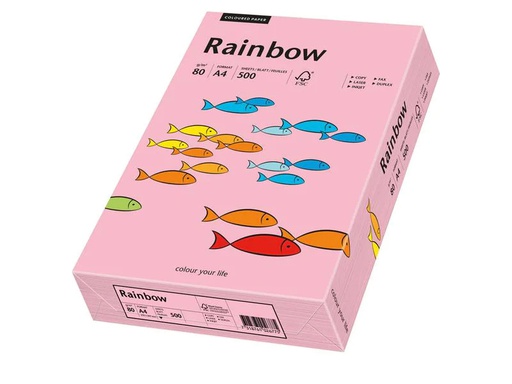[90187841 1252453] Rainbow Kopierpapier Rainbow 80 g/m² A4, Rosa