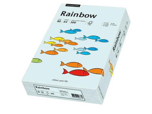 [90187845 1252457] Rainbow Kopierpapier Rainbow 80 g/m² A4, Hellblau