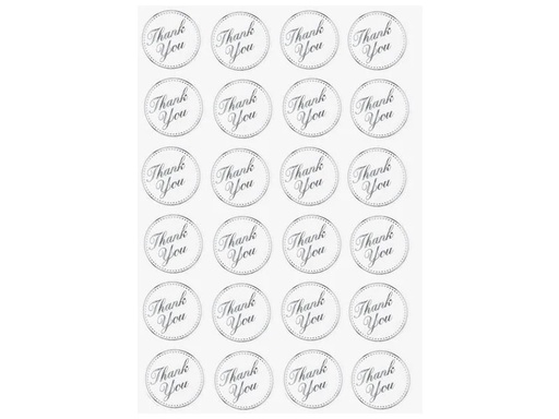 [90187868 1238315] HobbyFun Motivsticker Thank you 1 Blatt