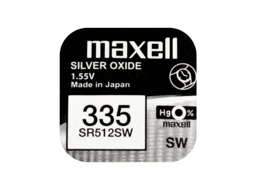 [90027858 920140] Maxell Europe LTD. Knopfzelle SR512SW 10 Stück