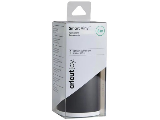 [90027874 1035862] Cricut Vinylfolie Joy 13.9 cm x 304.8 cm Permanent, Schwarz