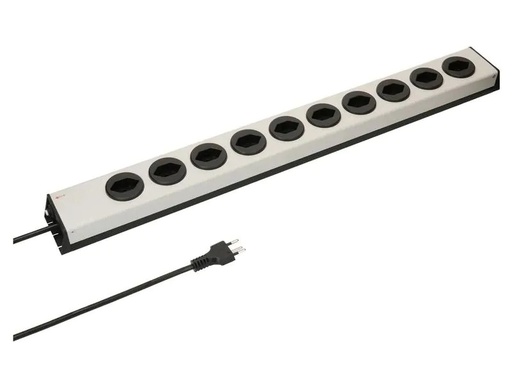 [90027881 118937] Max Hauri Steckdosenleiste Power Line 10x T13
