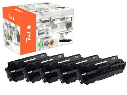 [90027898 664292] Peach Tonerset HP Nr. 410A 2x Black, 1x Cyan, Magenta, Yellow