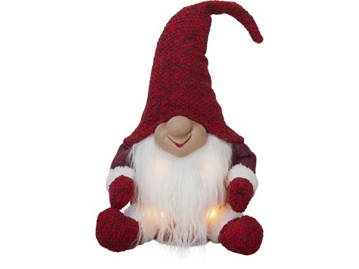 [90187976 1187388] Star Trading LED-Figur Wichtel, 4 LED, 34 cm, Rot