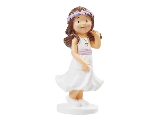 [90188007 1239186] HobbyFun Mini-Figur Kommunion Mädchen 9 cm