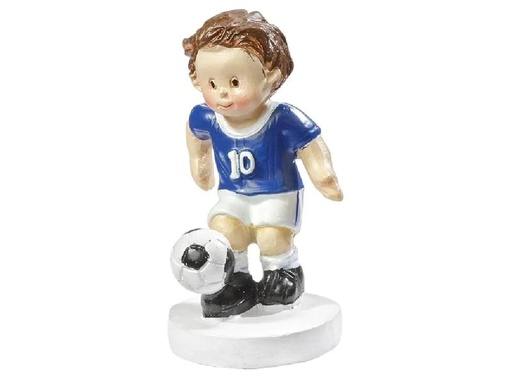 [90188093 1239183] HobbyFun Mini-Figur Fussballer Blau/Weiss, 5 cm
