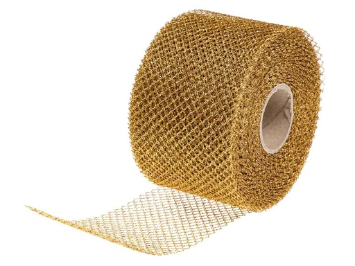 [90188105 1256405] Pattberg Geschenkband Siena 7.2 cm x 20 m, Gold