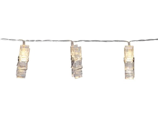 [90028071 1002842] Star Trading Lichterkette Clippy 135 cm, Transparent