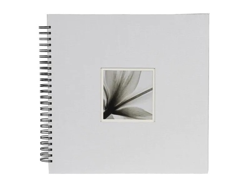 [90188317 1256196] Dörr Fotoalbum Unitex Spiralalbum 34 x 34 cm, Weiss
