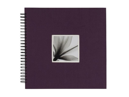 [90188348 1256200] Dörr Fotoalbum Unitex Spiralalbum 34 x 34 cm, Violett