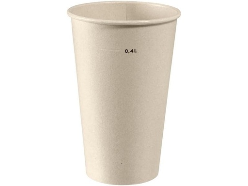 [90188360 1255464] BioPak Einwegbecher Breeze 590 ml, 36 Stück, Braun