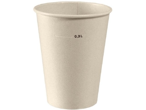 [90188636 1255462] BioPak Einwegbecher Breeze 350 ml, 50 Stück, Braun