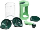 Genius Spiralschneider Nicer Dicer Super Julietti 6-teilig, Grün