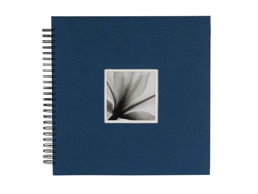 [90188937 1256198] Dörr Fotoalbum Unitex Spiralalbum 34 x 34 cm, Blau
