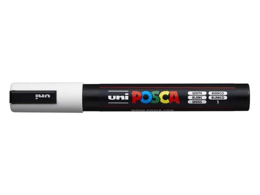 [90028163 779944] Uni Permanent-Marker POSCA 1.8-2.5 mm Weiss