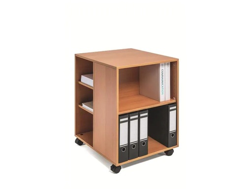 [90028212 1141246] DURABLE Multifunktionswagen 74/59 3-seitig offen, 6 Böden, Braun