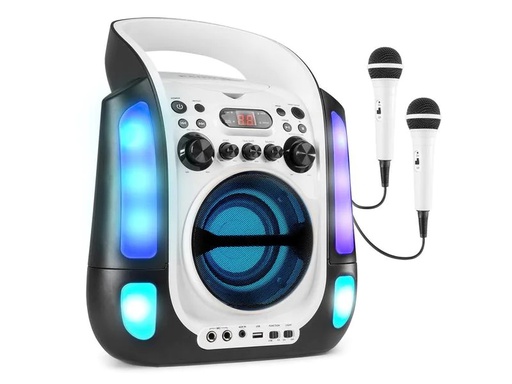 [90028236 1114599] Fenton Lautsprecher Karaoke Maschine SBS30W Weiss