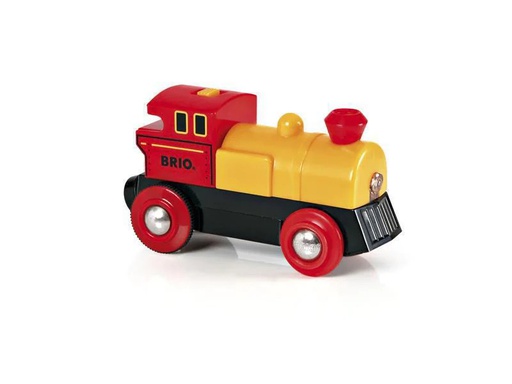[90028274 420540] BRIO Eisenbahn Gelbe Batterie-Lok