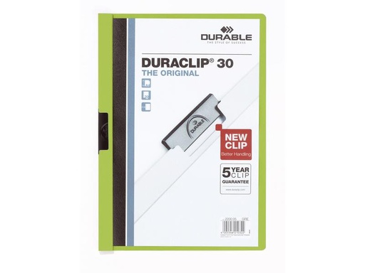 [90028357 1127605] DURABLE Klemmhefter Duraclip 30 A4, Grün