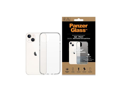 [90189592 1251665] Panzerglass Back Cover ClearCase  AB iPhone 13 Transparent