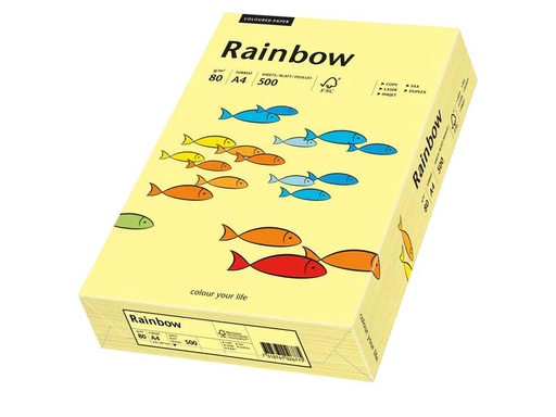 [90189620 1252449] Rainbow Kopierpapier Rainbow 80 g/m² A4, Hellgelb