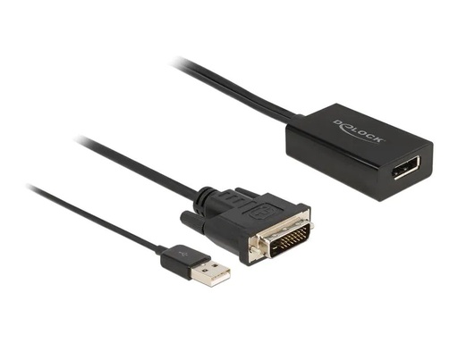 [90189744 1263399] Delock Adapter DVI-D - DisplayPort