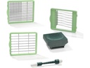 Genius Gemüseschneider Nicer Dicer Chef 5-teilig, Dunkelgrün