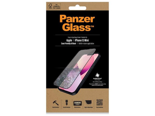[90190279 1251636] Panzerglass Displayschutz Case Friendly AB iPhone 13 mini