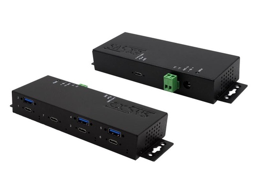 [90190300 1263693] Exsys USB-Hub EX-1237HMVS