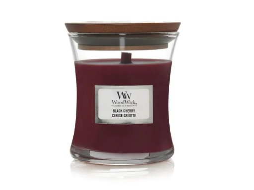 [90028661 1153761] Woodwick Duftkerze Black Cherry mini Jar