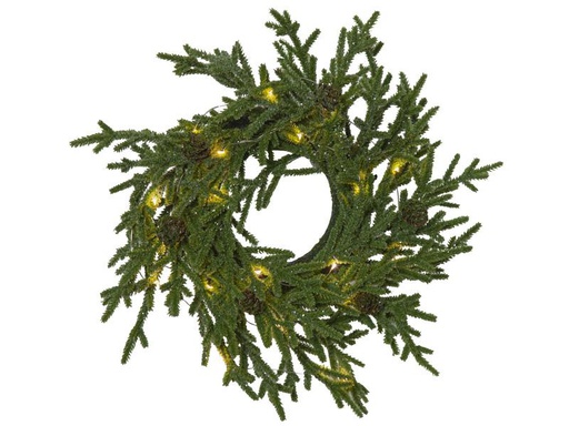 [90190872 1187306] Star Trading Kranz Lummer, 38 cm, Grün