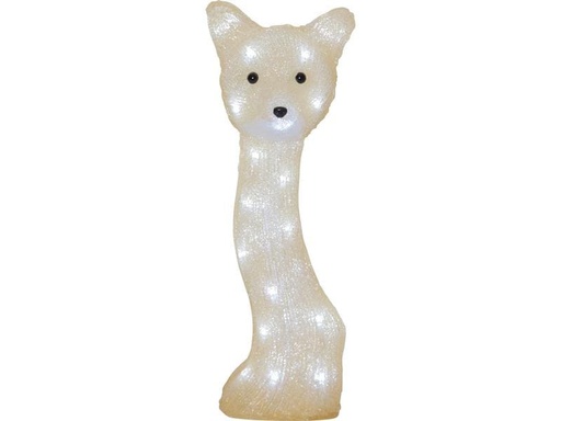 [90190961 1187281] Star Trading LED-Figur Crystalo Fuchs, 41.5 cm, Beige