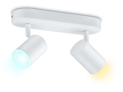 [90191013 1233711] WiZ Aufbauspot IMAGEO, 2 x 5 W, Weiss, BT