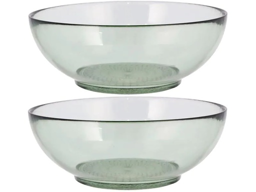 [90191275 1262911] Bitz Salatschüssel Kusintha 24 cm, 2 Stück, Grün