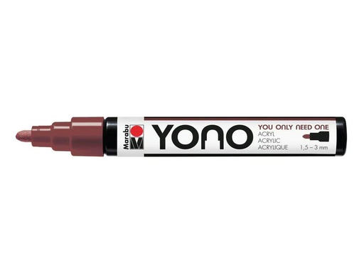 [90028714 1180925] Marabu Acrylmarker YONO 1.5 - 3 mm Braun