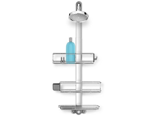 [90191467 1266689] Simplehuman Duschmittelhalter Shower Caddy 70 - 100 cm, Silber