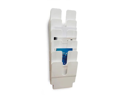 [90028732 1020378] DURABLE Prospektständer Flexiplus 6 A4, Weiss