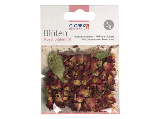 [90028734 628077] Glorex Blüten Rosenblüten 3g