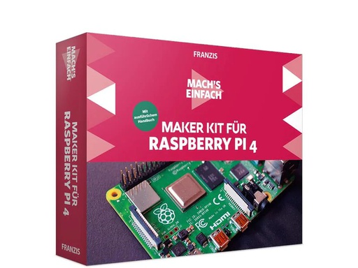 [90191620 1258067] Franzis Maker Kit für Raspberry Pi 4