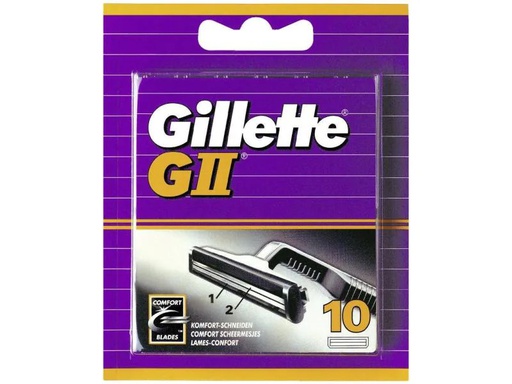 [90028921 296034] Gillette Rasierklingen GII 10 Stück