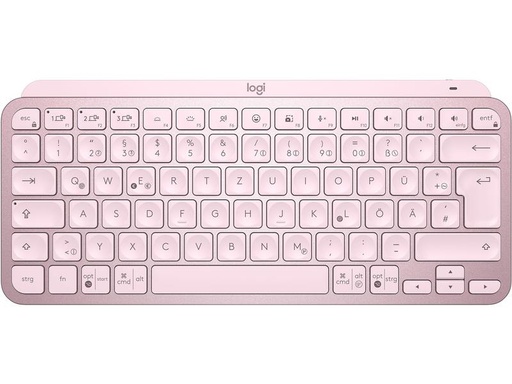 [90193282 1258229] Logitech Tastatur MX Keys Mini Rose CH-Layout