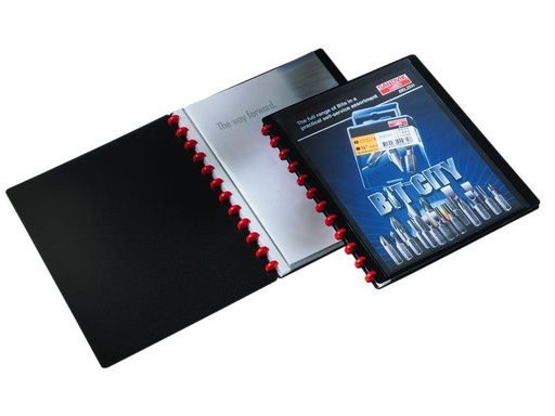 [90193404 1260866] DURABLE Sichtbuch Duralook Easy Plus A4 Schwarz/Transparent