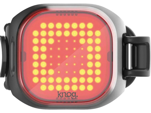 [90193446 1231685] knog. Velolampe Blinder Mini Square Rücklicht, Schwarz