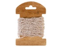 HobbyFun Textilband Netzband 130 mm x 1 m, Beige