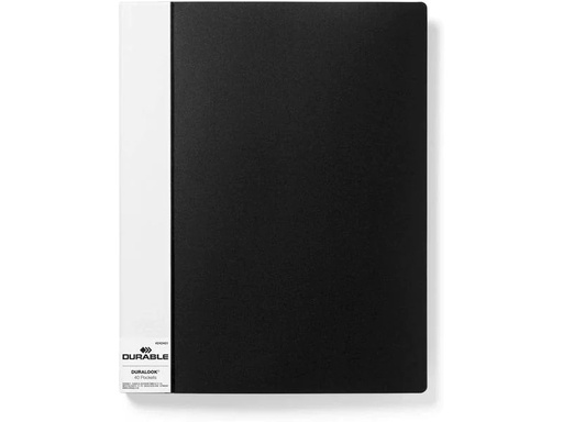 [90193559 1260860] DURABLE Sichtbuch Duralook A4 Schwarz, 40 Hüllen