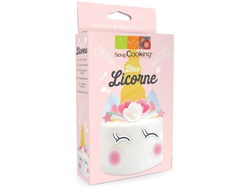 [90193687 1255153] ScrapCooking Oblaten Dekoset «Einhorn» 12-teilig