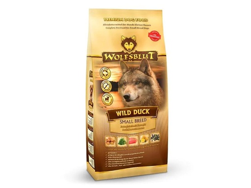 [90193759 1263594] Wolfsblut Trockenfutter Dog Wild Duck Small Breed, 2 kg