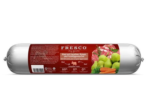 [90193766 1262533] FRESCO Nassfutter BARF Rind mit Karotten, 400 g